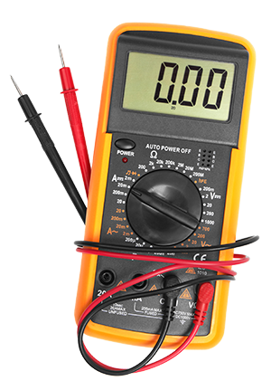 Multimeter - RV Hot Skin Test